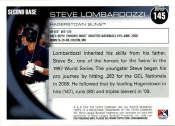 2010 Topps Pro Debut #145 Steve Lombardozzi Back
