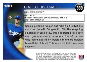 2010 Topps Pro Debut #339 Ralston Cash Back