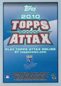 2010 Topps - Attax Code Cards #NNO Billy Butler Back