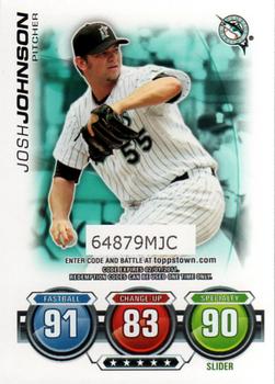 2010 Topps - Attax Code Cards #NNO Josh Johnson Front