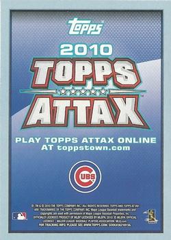 2010 Topps - Attax Code Cards #NNO Derrek Lee Back
