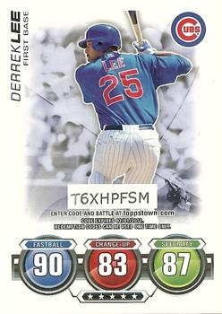 2010 Topps - Attax Code Cards #NNO Derrek Lee Front