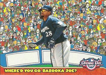 2010 Topps Opening Day - Where'd You Go Bazooka Joe #6 Prince Fielder   Front