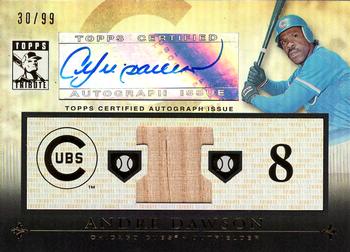 2010 Topps Tribute - Autograph Relics #TAR-AD3 Andre Dawson Front