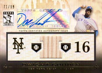 2010 Topps Tribute - Autograph Relics #TAR-DGO3 Dwight Gooden Front