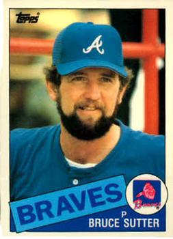 1985 Topps Traded #115T Bruce Sutter Front