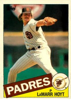 1985 Topps Traded #59T LaMarr Hoyt Front