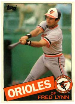 1985 Topps Traded #77T Fred Lynn Front