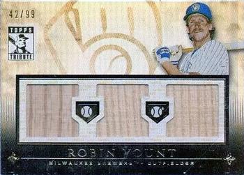 2010 Topps Tribute - Relics Triple #TTR-RY Robin Yount Front