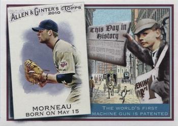 2010 Topps Allen & Ginter - This Day in History #TDH49 Justin Morneau Front