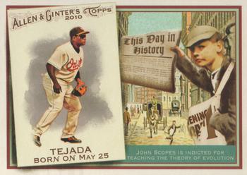 2010 Topps Allen & Ginter - This Day in History #TDH57 Miguel Tejada Front