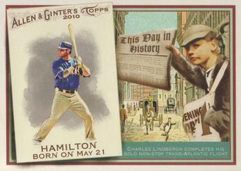 2010 Topps Allen & Ginter - This Day in History #TDH64 Josh Hamilton Front