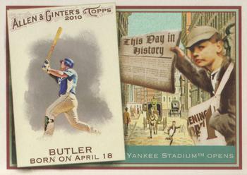 2010 Topps Allen & Ginter - This Day in History #TDH71 Billy Butler Front