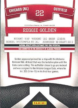 2010 Donruss Elite Extra Edition #22 Reggie Golden  Back