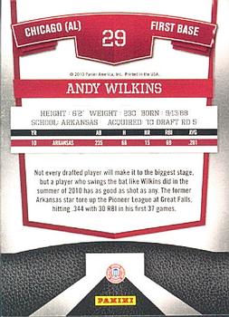 2010 Donruss Elite Extra Edition #29 Andy Wilkins  Back