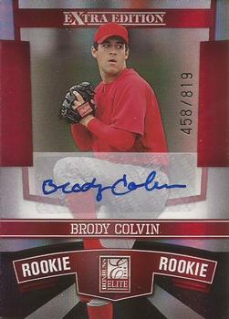 2010 Donruss Elite Extra Edition #165 Brody Colvin  Front
