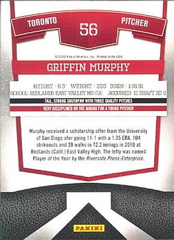 2010 Donruss Elite Extra Edition #56 Griffin Murphy  Back