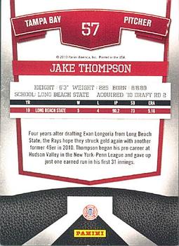 2010 Donruss Elite Extra Edition #57 Jake Thompson Back