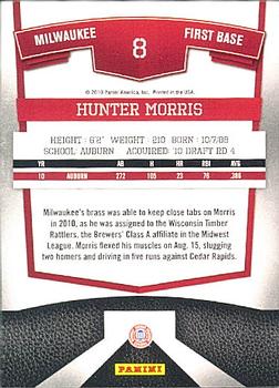 2010 Donruss Elite Extra Edition #8 Hunter Morris  Back