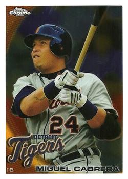 2010 Topps Chrome #156 Miguel Cabrera Front