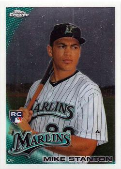 2010 Topps Chrome #190 Mike Stanton Front