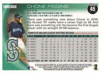 2010 Topps Chrome #45 Chone Figgins Back