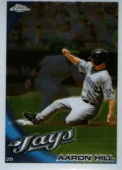 2010 Topps Chrome #151 Aaron Hill Front