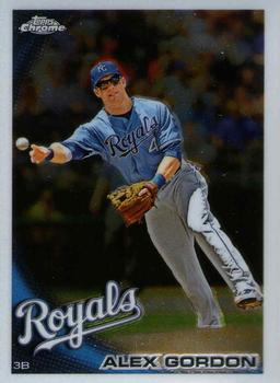 2010 Topps Chrome #154 Alex Gordon Front