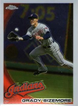 2010 Topps Chrome #157 Grady Sizemore Front
