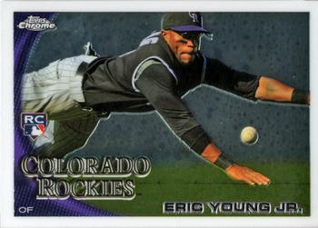 2010 Topps Chrome #171 Eric Young Jr. Front