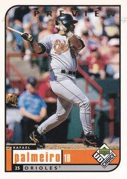 1999 UD Choice Preview #60 Rafael Palmeiro Front
