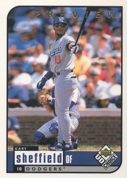 1999 UD Choice Preview #98 Gary Sheffield Front
