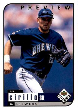 1999 UD Choice Preview #102 Jeff Cirillo Front