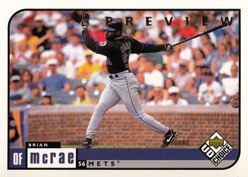 1999 UD Choice Preview #112 Brian McRae Front