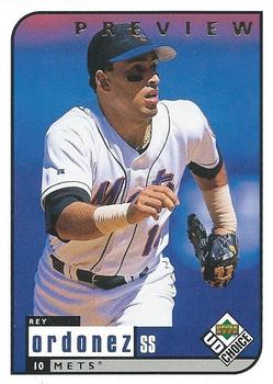 1999 UD Choice Preview #114 Rey Ordonez Front