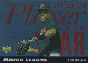 1994 Upper Deck Minor League - Player of the Year #PY17 Ray McDavid Front