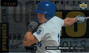 1994 Upper Deck Minor League - Top 10 Prospects Jumbo #TP2 Johnny Damon Front