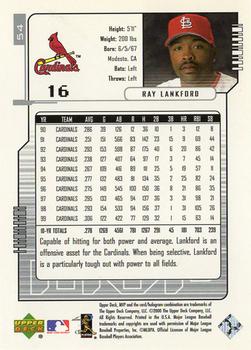 2000 Upper Deck MVP - Silver Script #54 Ray Lankford Back