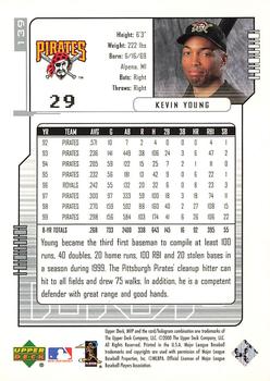 2000 Upper Deck MVP - Silver Script #139 Kevin Young Back