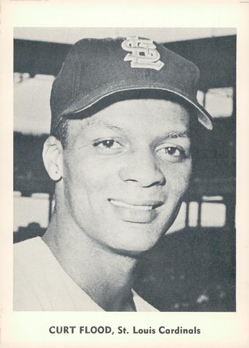 1960 Jay Publishing St. Louis Cardinals #NNO Curt Flood Front