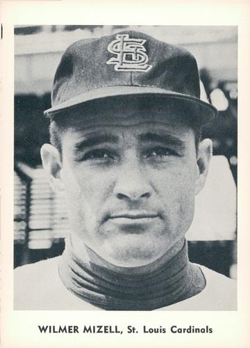 1960 Jay Publishing St. Louis Cardinals #NNO Wilmer Mizell Front