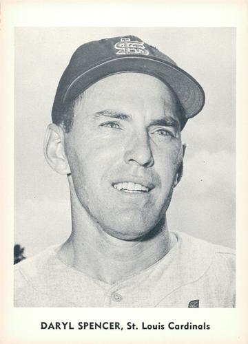1960 Jay Publishing St. Louis Cardinals #NNO Daryl Spencer Front