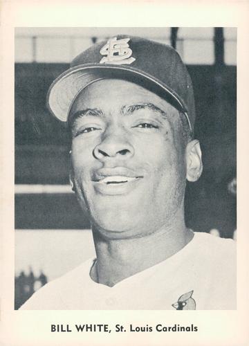 1960 Jay Publishing St. Louis Cardinals #NNO Bill White Front