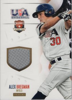2014 Panini USA Baseball - Collegiate National Team Jerseys #7 Alex Bregman Front