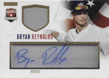 2014 Panini USA Baseball - Collegiate National Team Jerseys Signatures #16 Bryan Reynolds Front