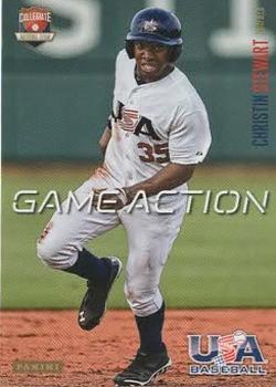 2014 Panini USA Baseball - Game Action #1 Christin Stewart Front