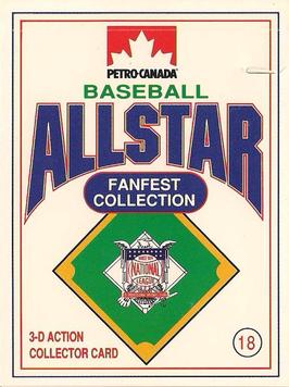 1991 Petro Canada All-Star FanFest Standups #18 Ozzie Smith Front