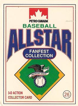 1991 Petro Canada All-Star FanFest Standups #26 Kelly Gruber Front