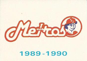 1989-90 BYN Puerto Rican Winter League #1 Logo Card Front