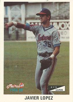 1989-90 BYN Puerto Rican Winter League #8 Javier Lopez Front